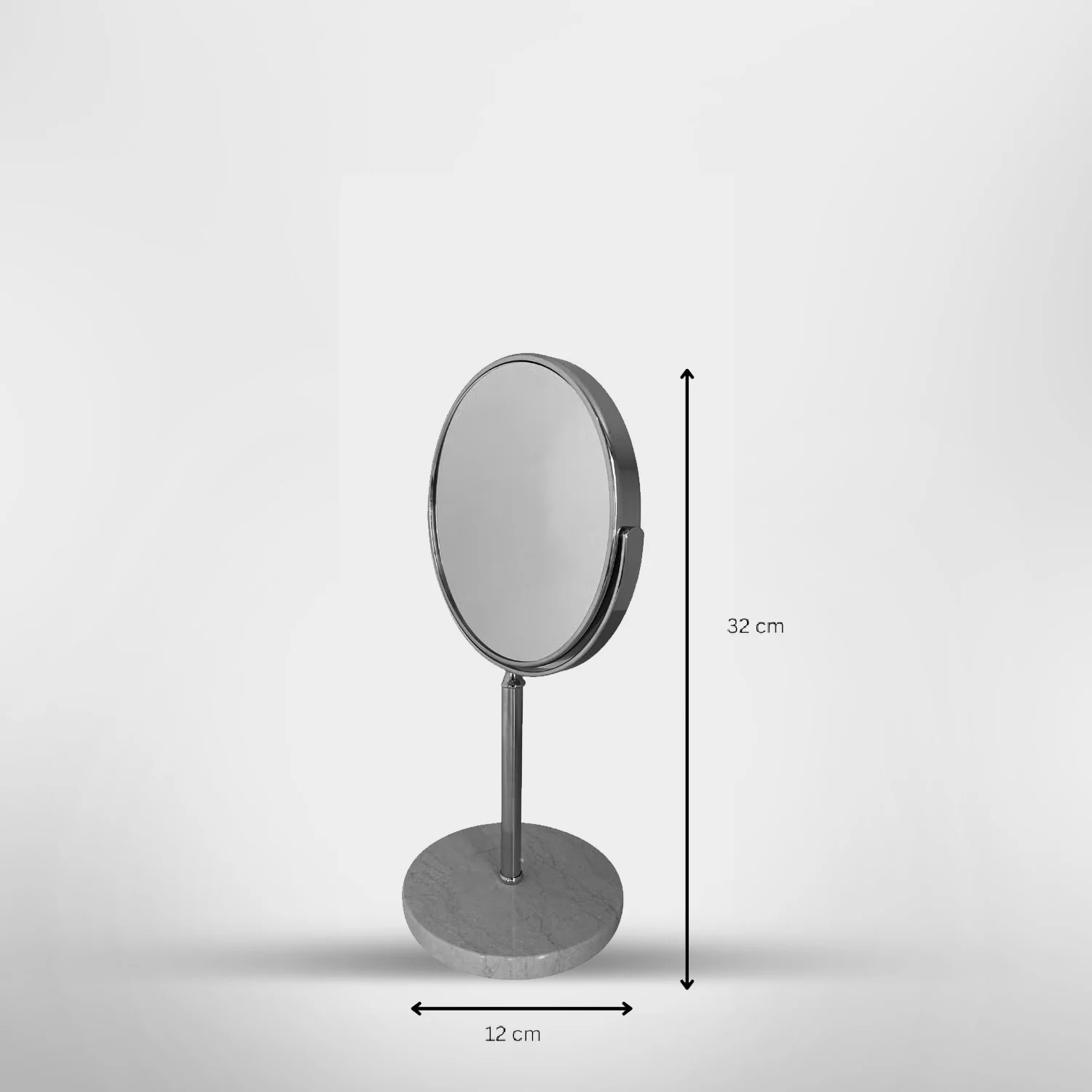 Pearl Coast Perfect View 360° Rotating Mirror: Dual-Sided 1X And 3X Magnification for Flawless Detail - Image 5