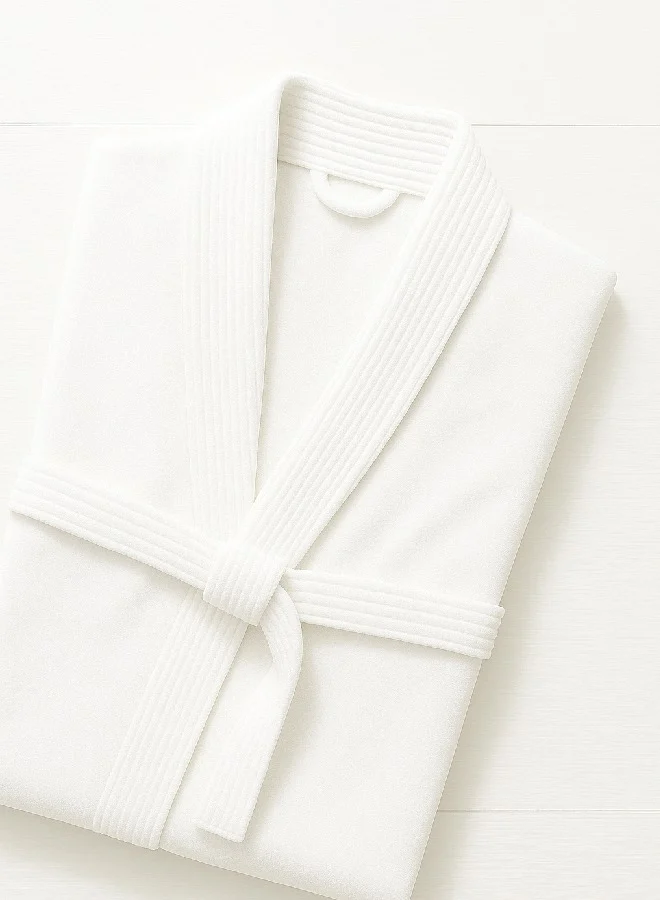 400 GSM Velour Cotton Bathrobe – Kimono Style | Luxurious & Lightweight | Ultra-Soft Finish | Unisex Loungewear | 125cm Length - Image 3