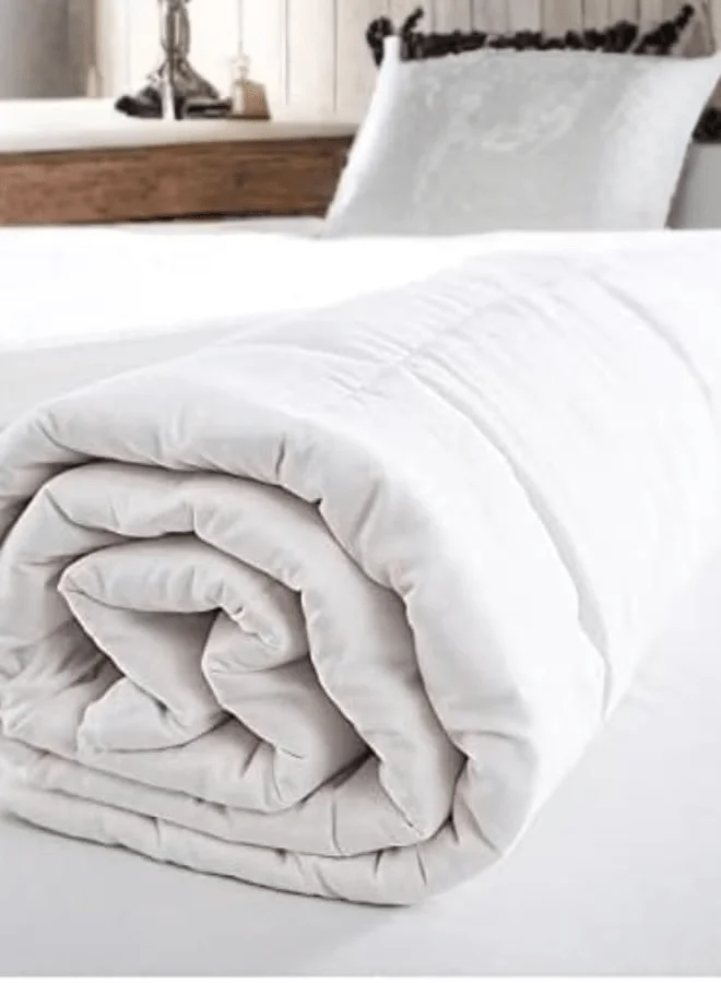 All-Season Duvet 160x190 cm – Microfiber Fill with Cotton Cover – Soft & Lightweight Comfort - Image 2